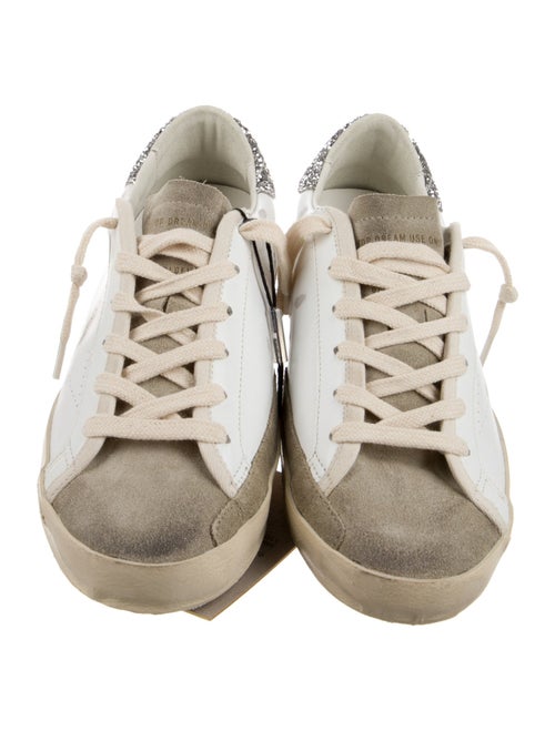 Golden Goose Leather Colorblock Pattern Sneakers w/ Tags