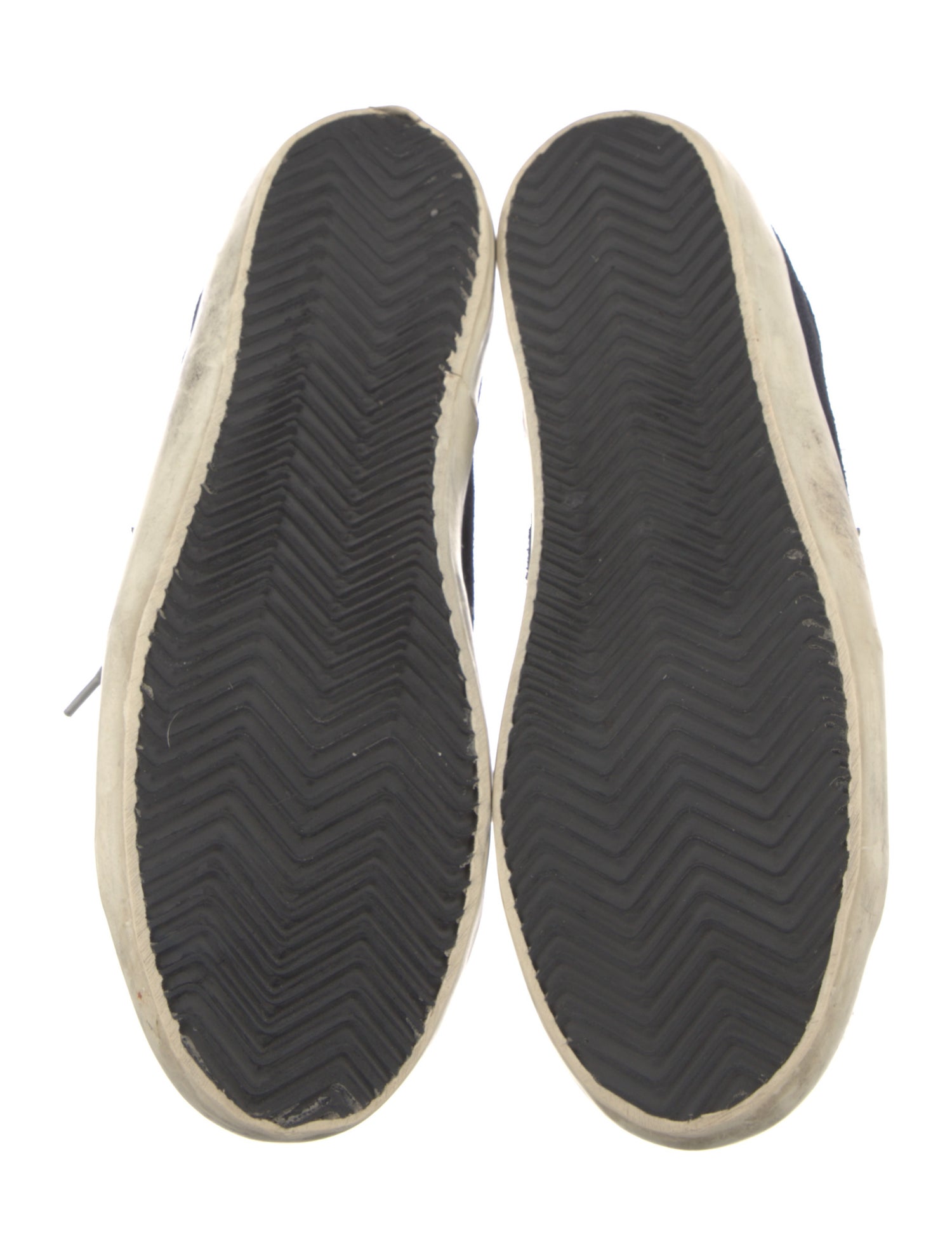 Golden Goose Suede Glitter Accents Sneakers