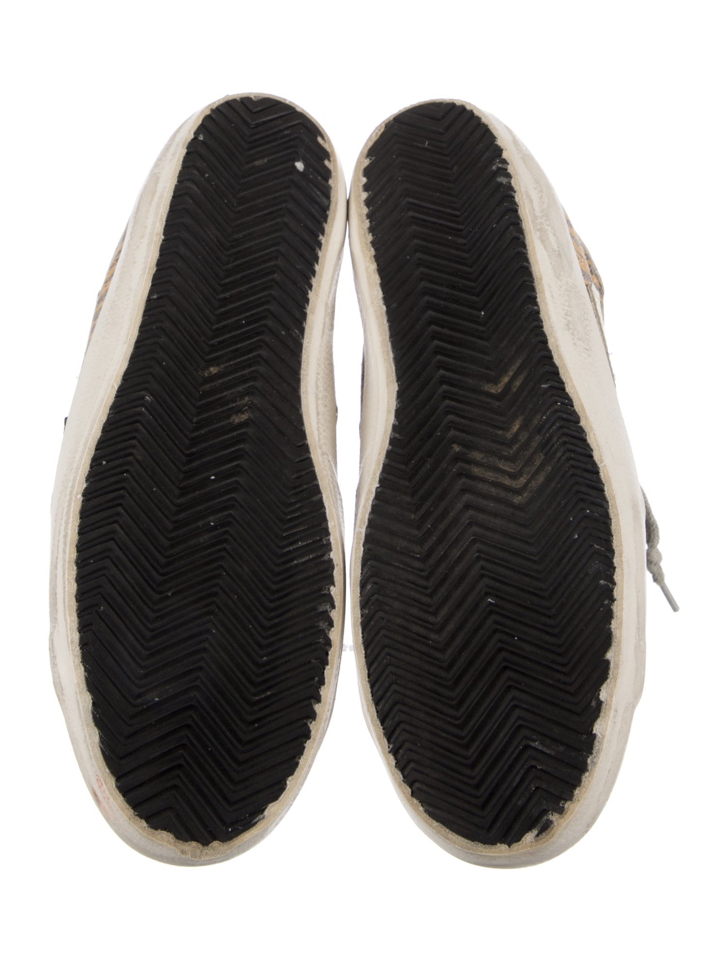 Golden Goose Suede Animal Print Sneakers