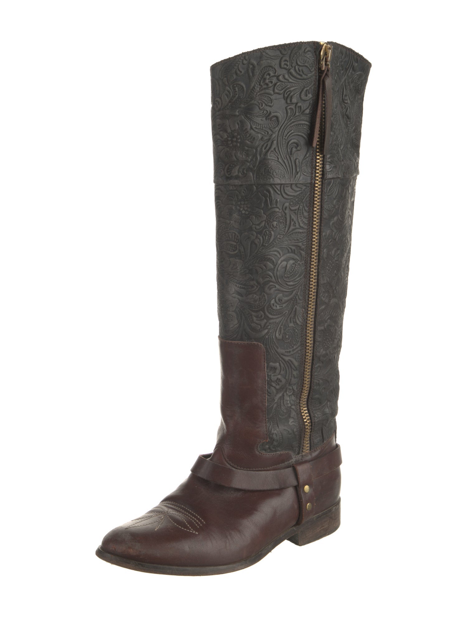 Golden Goose Leather Riding Boots