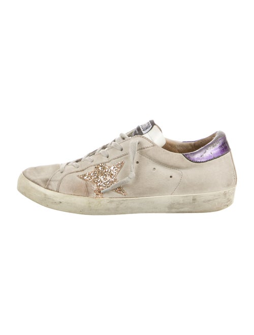 Golden Goose Suede Printed Sneakers