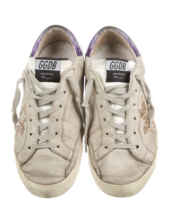 Golden Goose Suede Printed Sneakers