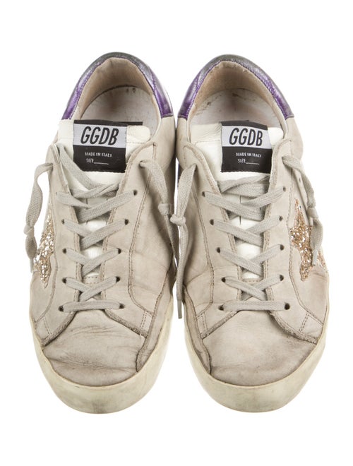 Golden Goose Suede Printed Sneakers