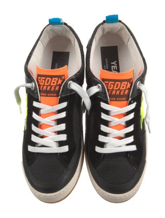 Golden Goose Glitter Colorblock Pattern Sneakers