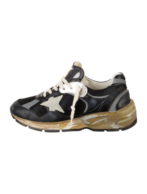 Golden Goose Mesh Colorblock Pattern Sneakers