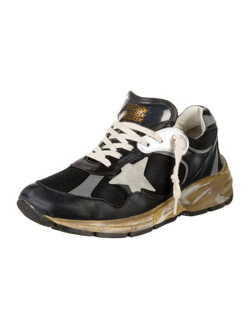 Golden Goose Mesh Colorblock Pattern Sneakers