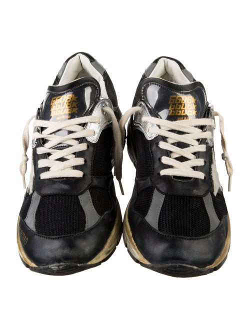 Golden Goose Mesh Colorblock Pattern Sneakers