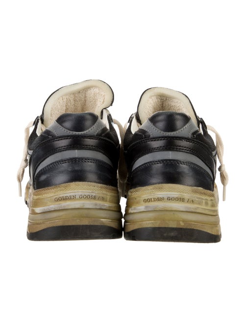 Golden Goose Mesh Colorblock Pattern Sneakers
