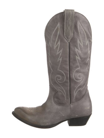 Golden Goose Kidman Suede Western Boots