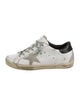 Golden Goose Leather Graphic Print Sneakers