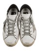Golden Goose Leather Graphic Print Sneakers