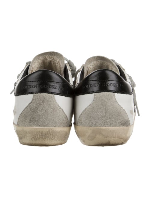 Golden Goose Leather Graphic Print Sneakers