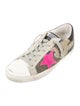 Golden Goose Canvas Colorblock Pattern Sneakers