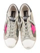 Golden Goose Canvas Colorblock Pattern Sneakers