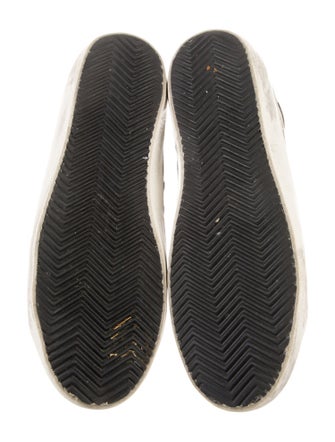 Golden Goose Canvas Colorblock Pattern Sneakers