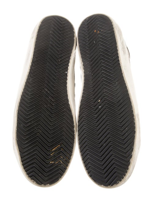 Golden Goose Canvas Colorblock Pattern Sneakers