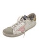 Golden Goose Leather Colorblock Pattern Sneakers