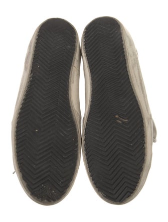 Golden Goose Leather Colorblock Pattern Sneakers