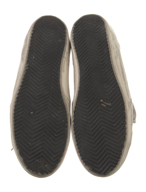 Golden Goose Leather Colorblock Pattern Sneakers