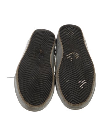 Golden Goose Leather Printed Sneakers