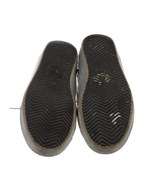 Golden Goose Leather Printed Sneakers