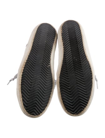 Golden Goose Leather Animal Print Sneakers