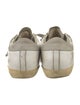 Golden Goose Leather Colorblock Pattern Sneakers