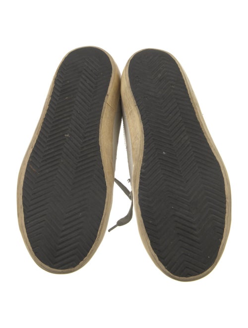 Golden Goose Leather Colorblock Pattern Sneakers