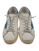 Golden Goose Leather Graphic Print Sneakers