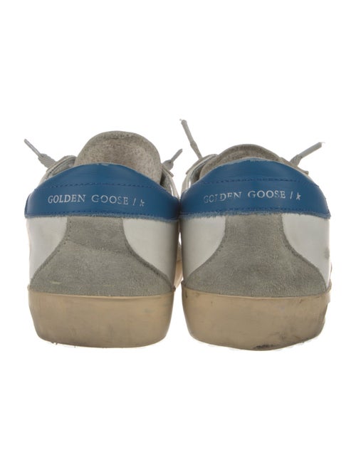 Golden Goose Leather Graphic Print Sneakers