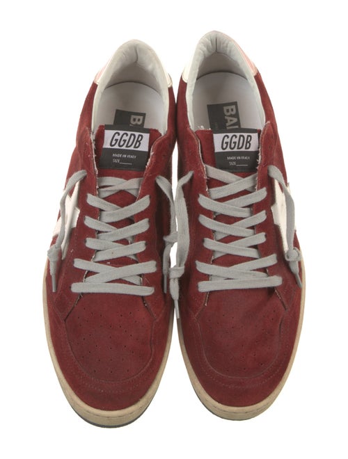 Golden Goose Suede Glitter Accents Sneakers