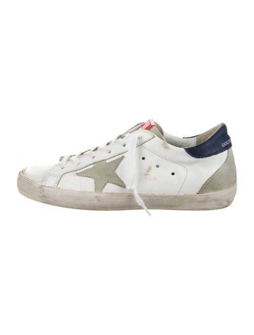 Golden Goose Leather Distressed Accents Sneakers