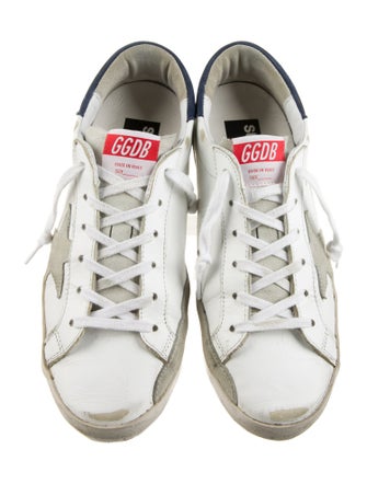 Golden Goose Leather Distressed Accents Sneakers