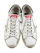 Golden Goose Leather Distressed Accents Sneakers