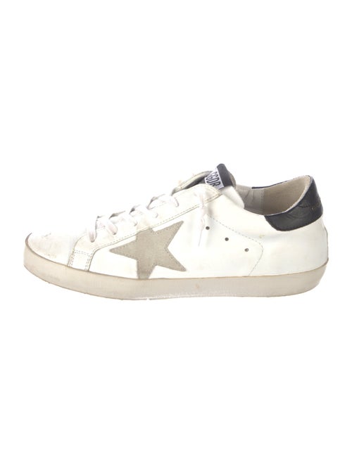 Golden Goose Leather Distressed Accents Sneakers