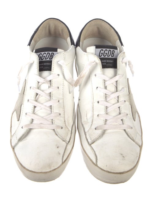 Golden Goose Leather Distressed Accents Sneakers