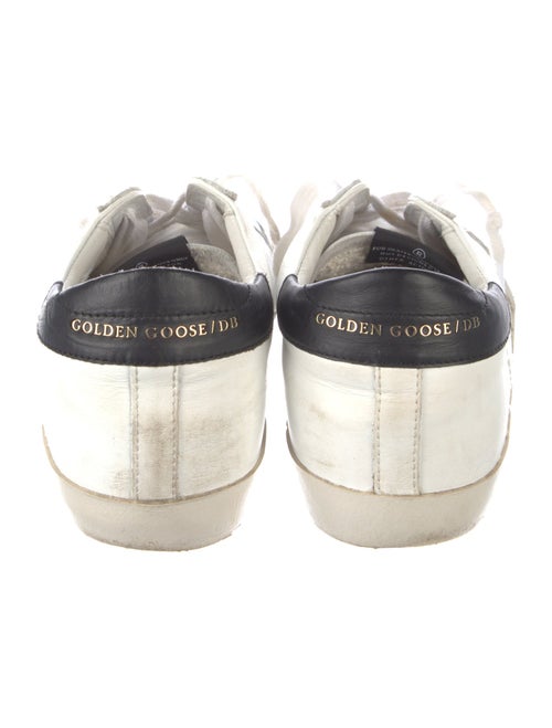 Golden Goose Leather Distressed Accents Sneakers