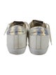 Golden Goose Leather Glitter Accents Sneakers