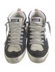 Golden Goose Denim Colorblock Pattern Sneakers