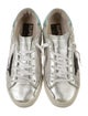 Golden Goose Leather Printed Sneakers