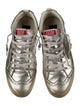 Golden Goose Leather Distressed Accents Sneakers