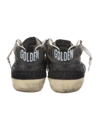 Golden Goose Glitter Distressed Accents Sneakers