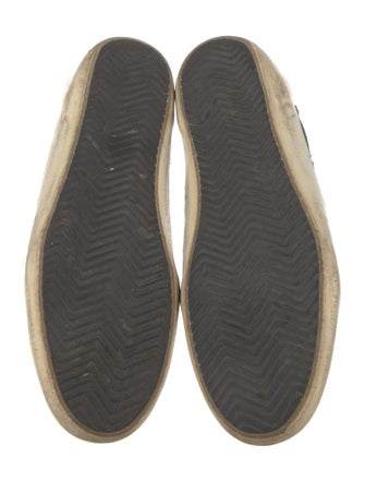 Golden Goose Glitter Distressed Accents Sneakers