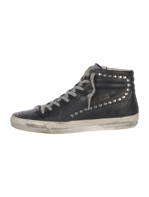 Golden Goose Leather Distressed Accents Sneakers