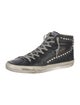 Golden Goose Leather Distressed Accents Sneakers