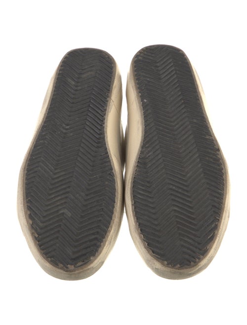 Golden Goose Leather Animal Print Sneakers