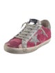 Golden Goose Canvas Printed Sneakers