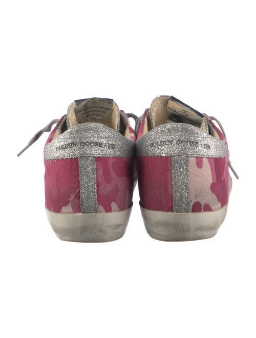 Golden Goose Canvas Printed Sneakers