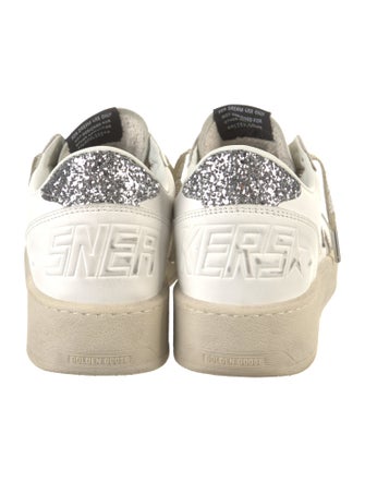Golden Goose Leather Distressed Accents Sneakers