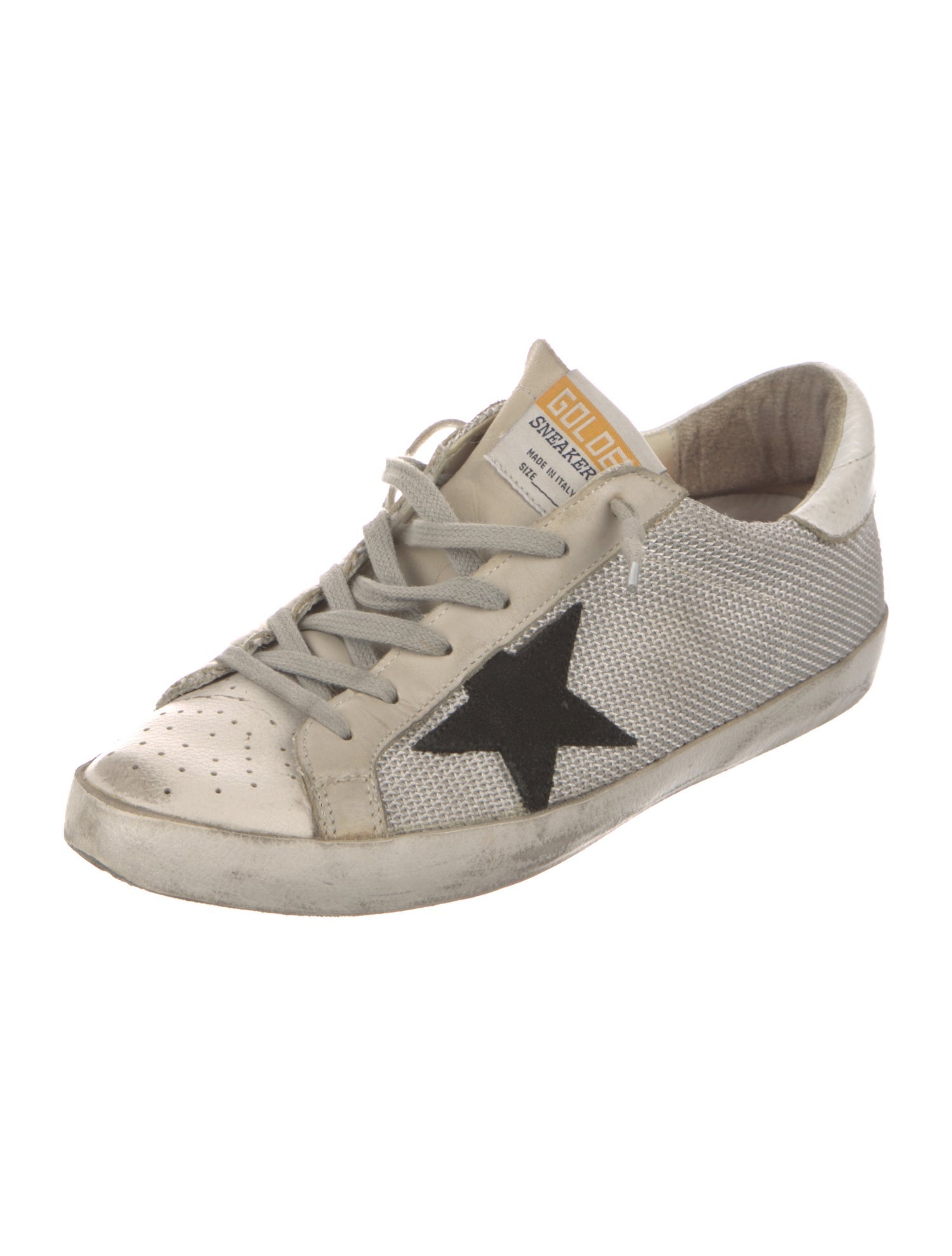 Golden Goose Mesh Graphic Print Sneakers